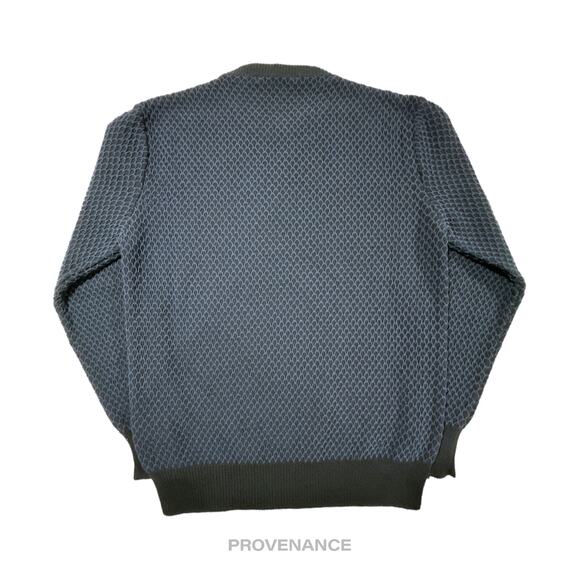 🔴 Givenchy Basketball Net Crewneck Sweater - Navy Blue XS - Picture 2 of 8